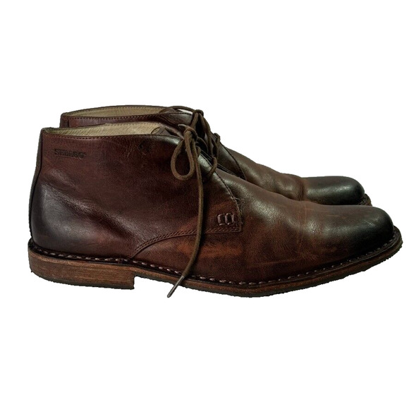 Sebago Chukka Boots Men\'s 10D Tremont Smooth Brown Leather Lace Up HandCrafted main image 7